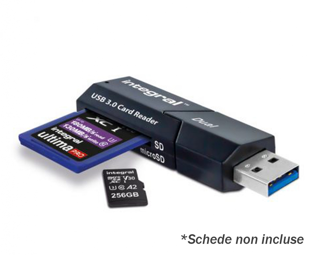 Integral Integral INCRUSB3.0SDMSDV2 card reader