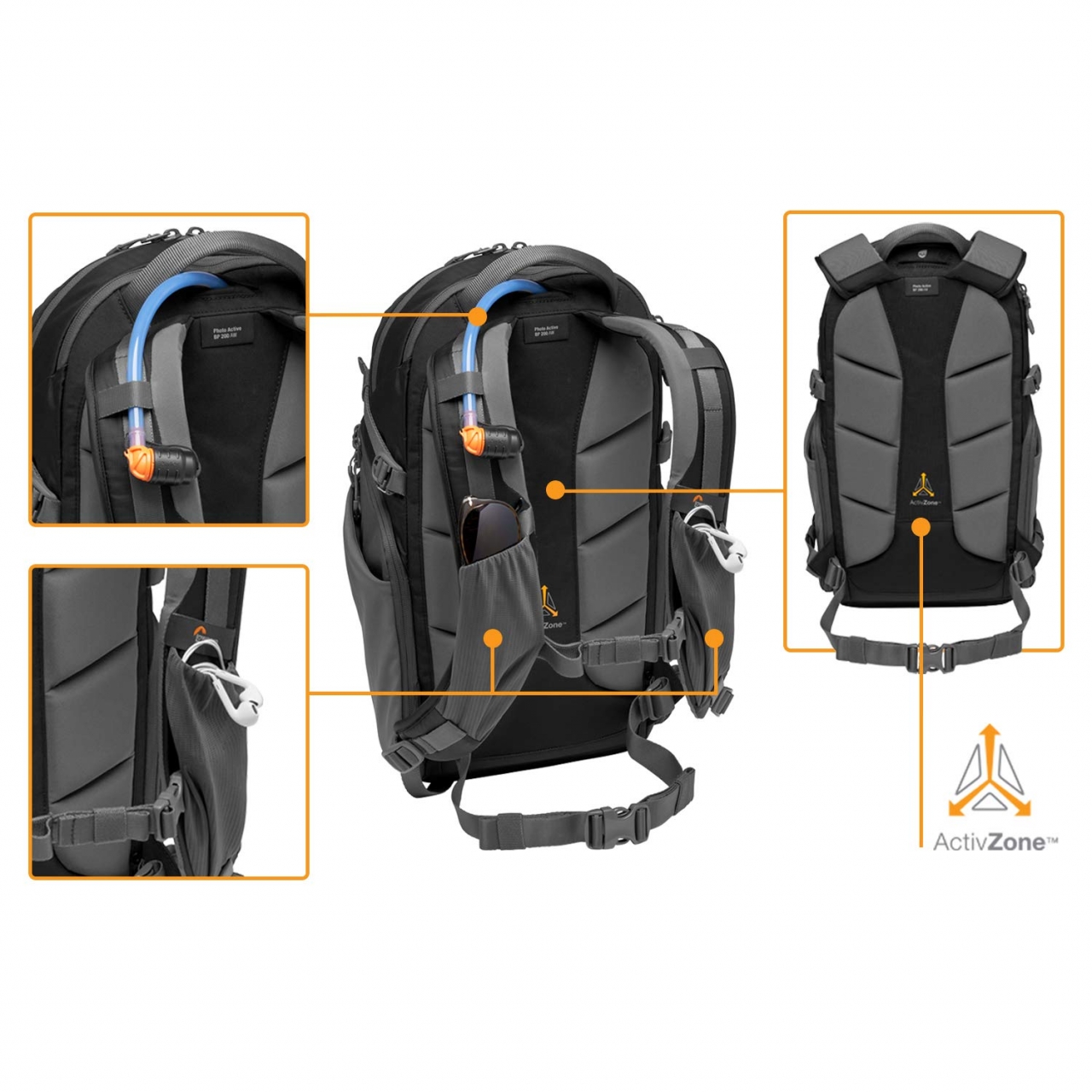 Lowepro Lowepro Zaino Photo Active 200 AW Blu e nero