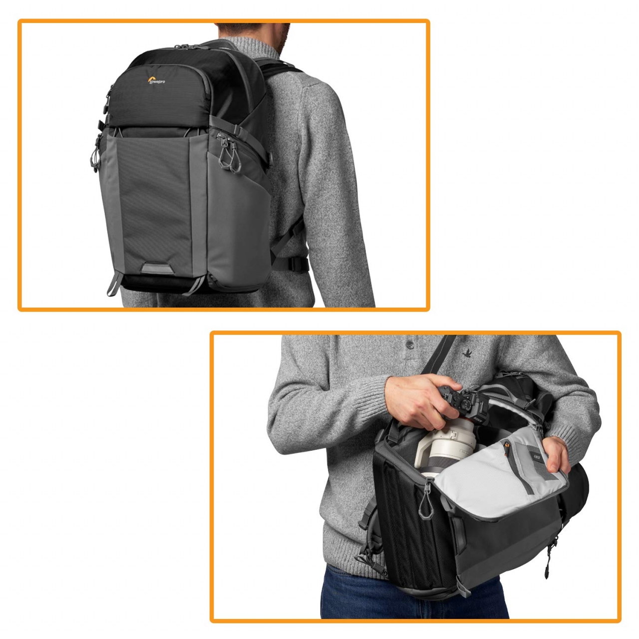 Lowepro Lowepro Zaino Photo Active 300 AW Nero e Grigio scuro