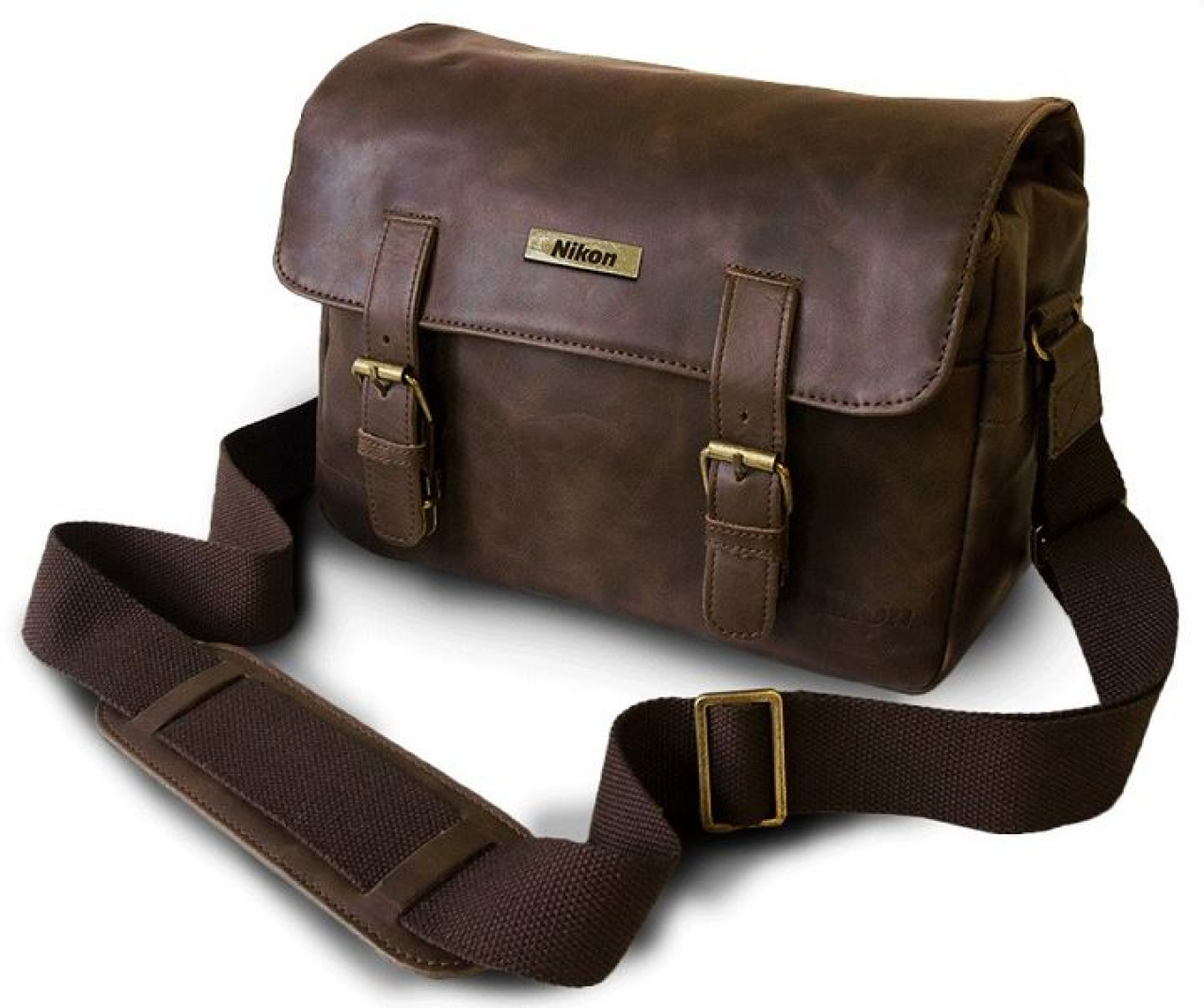 Nikon NIKON BORSA CS-P14 in pelle messenger