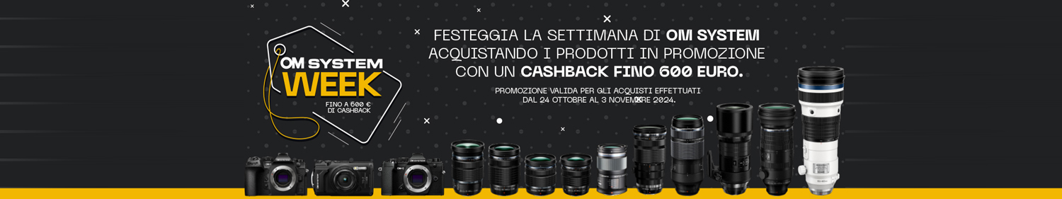 Om System Week Cash Back fino al 03/11/24