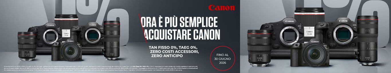 Canon Tasso Zero - 9 febbraio -> 31 -12- 2026