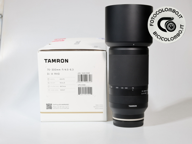 Tamron Tamron ob. 70-300mm f / 4.5-6.3 Di III RXD per Sony E